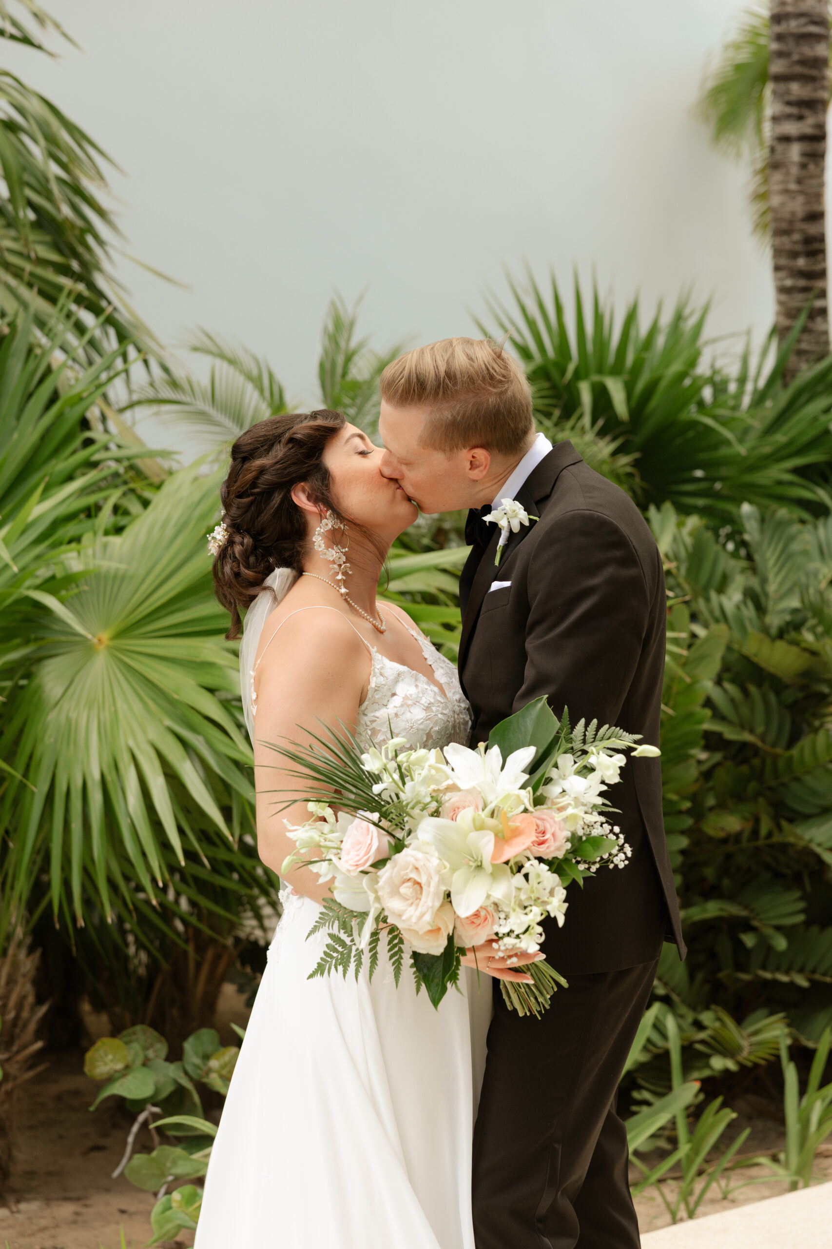 Editorial bridal portrait at a destination wedding Maggie Collazo Photo, editorial and documentary wedding photographer